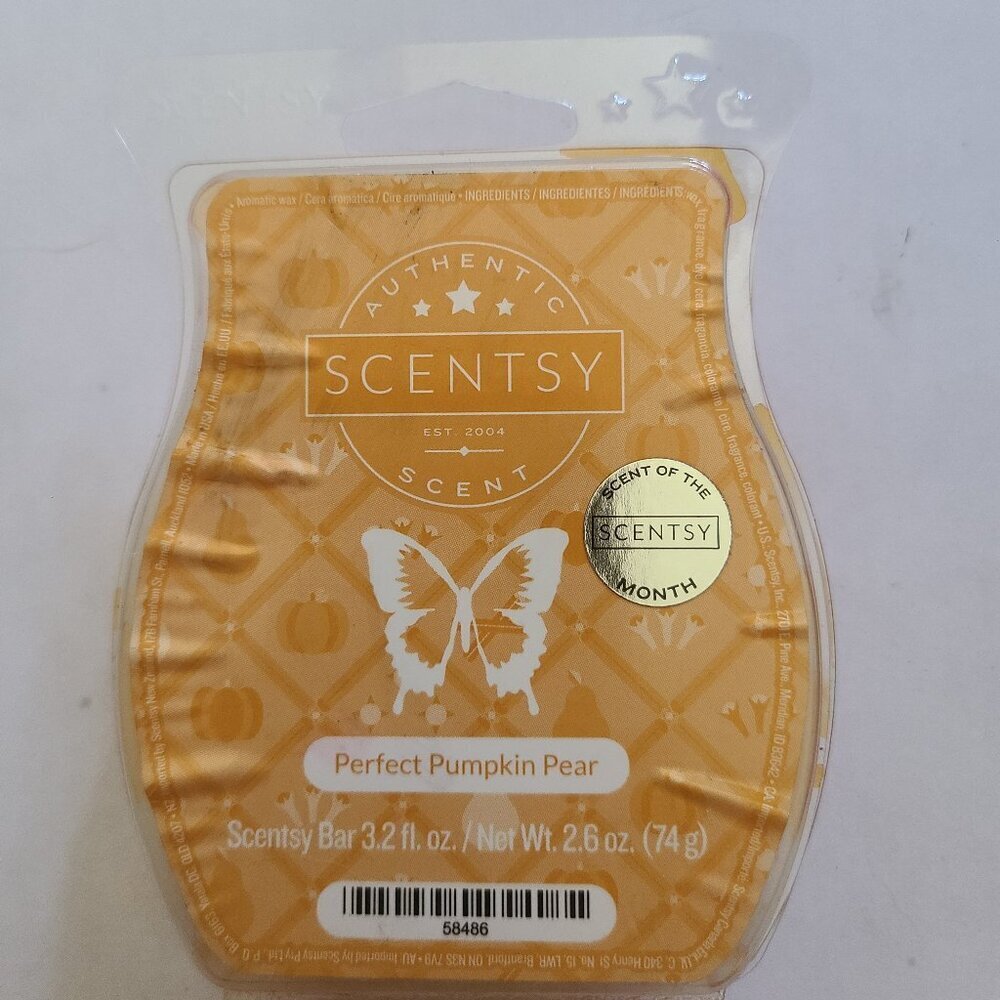 Perfect Pumpkin Pear Scentsy Bar - New
